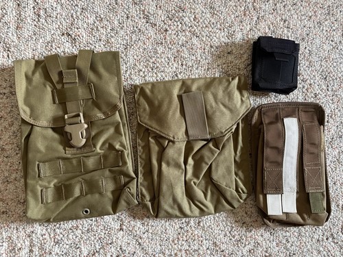 Military surplus pouch lot - military,