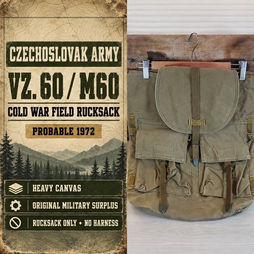 Vintage 1972 czech - army, m60