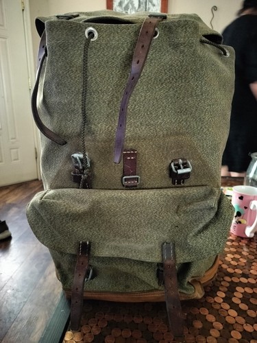 Vintage military rucksack - vintage,