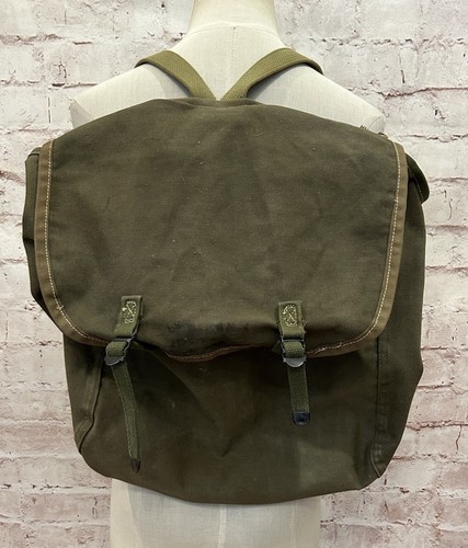 Vintage army military backpack - army,