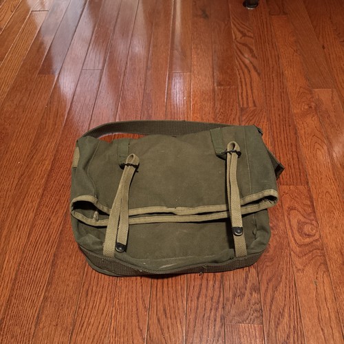 Military canvas knapsack green - military,
