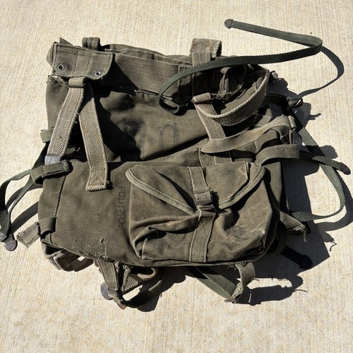 Vintage army canvas combat - ,