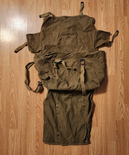 Vtg italian military canvas - italian,